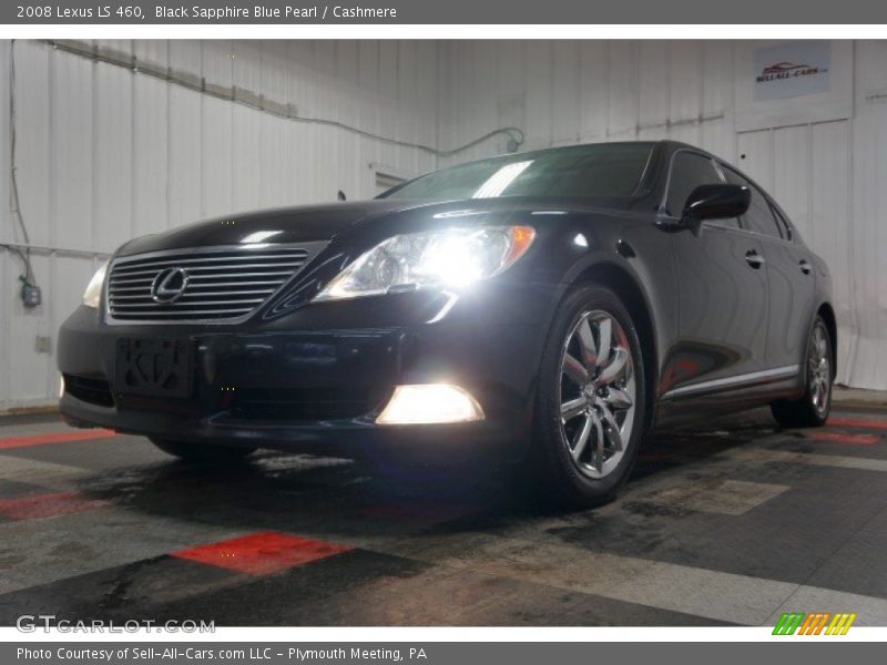 Black Sapphire Blue Pearl / Cashmere 2008 Lexus LS 460