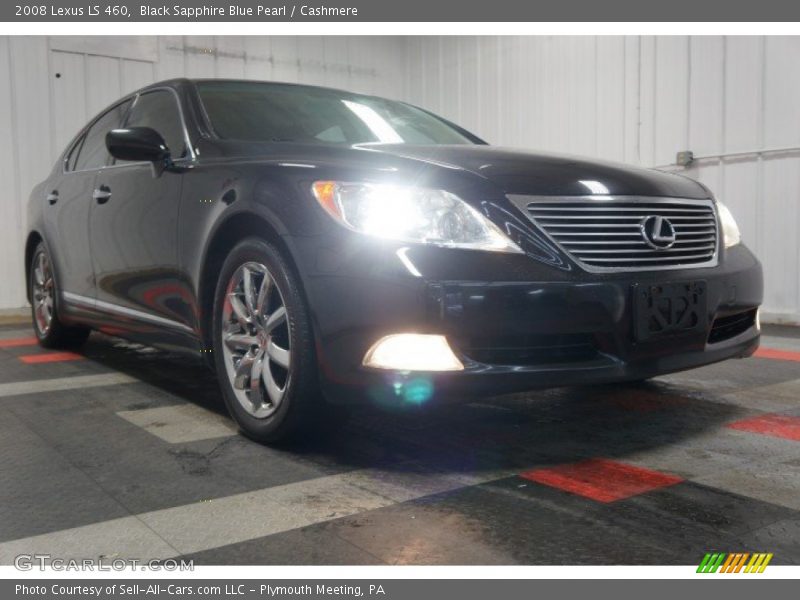 Black Sapphire Blue Pearl / Cashmere 2008 Lexus LS 460
