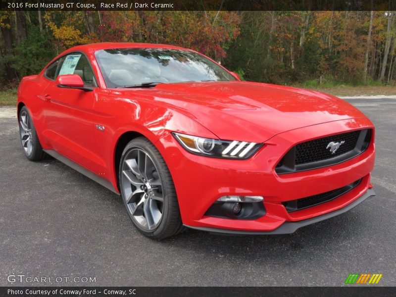 Front 3/4 View of 2016 Mustang GT Coupe