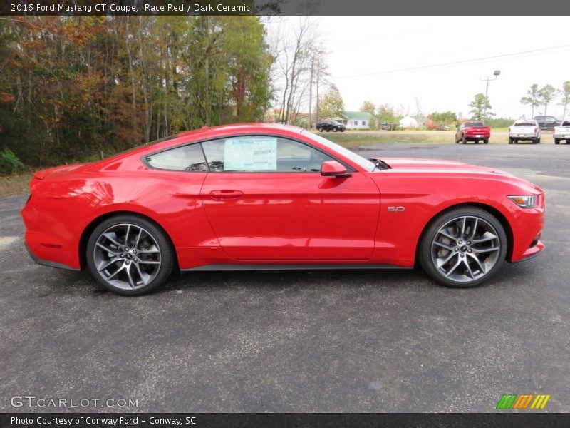 Race Red / Dark Ceramic 2016 Ford Mustang GT Coupe