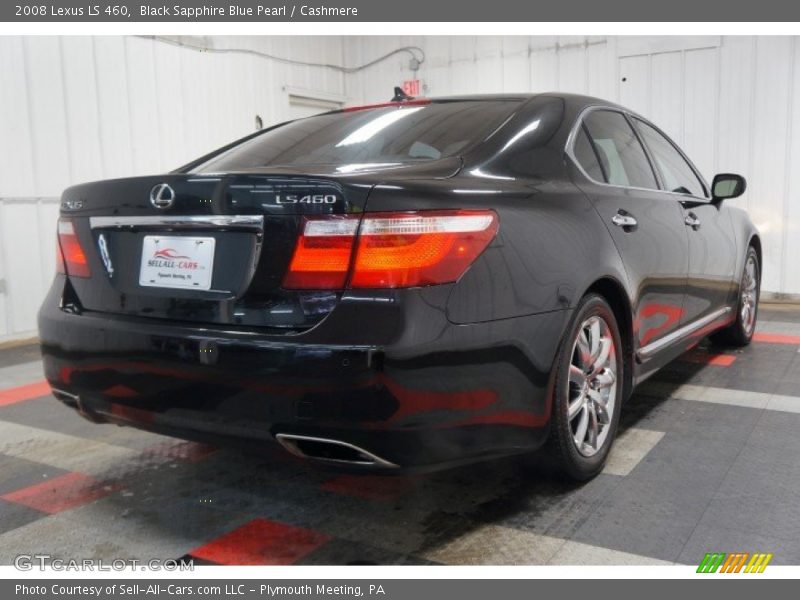 Black Sapphire Blue Pearl / Cashmere 2008 Lexus LS 460