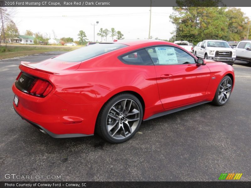 Race Red / Dark Ceramic 2016 Ford Mustang GT Coupe