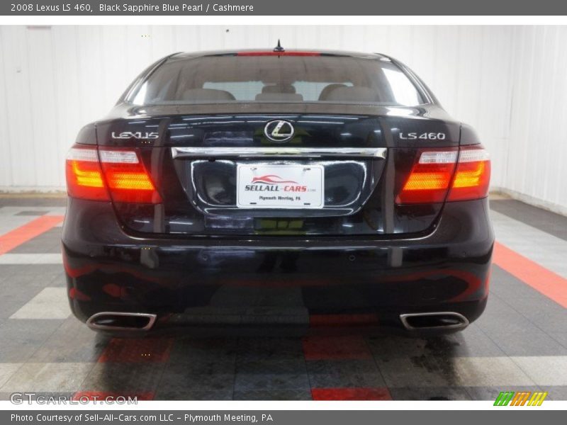 Black Sapphire Blue Pearl / Cashmere 2008 Lexus LS 460