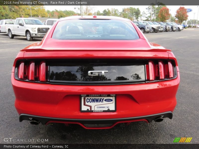 Race Red / Dark Ceramic 2016 Ford Mustang GT Coupe