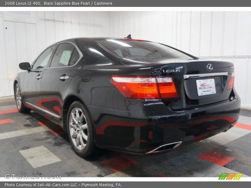 Black Sapphire Blue Pearl / Cashmere 2008 Lexus LS 460