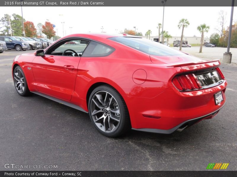 Race Red / Dark Ceramic 2016 Ford Mustang GT Coupe