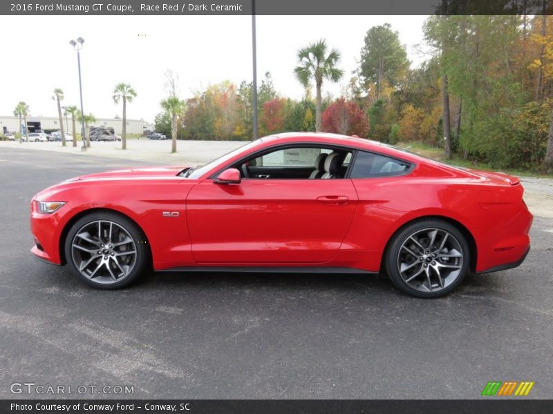 Race Red / Dark Ceramic 2016 Ford Mustang GT Coupe