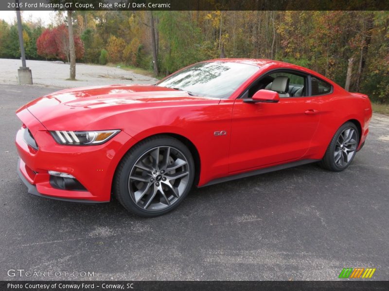 Race Red / Dark Ceramic 2016 Ford Mustang GT Coupe