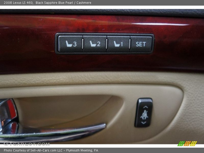 Black Sapphire Blue Pearl / Cashmere 2008 Lexus LS 460