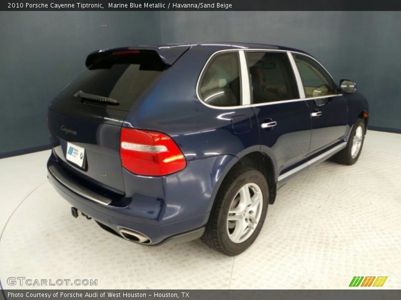 Marine Blue Metallic / Havanna/Sand Beige 2010 Porsche Cayenne Tiptronic