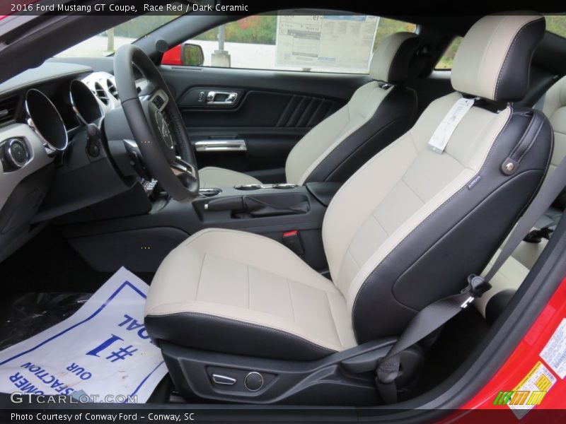  2016 Mustang GT Coupe Dark Ceramic Interior