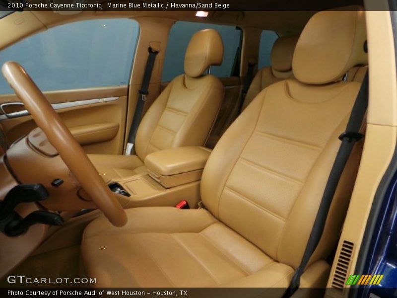 Marine Blue Metallic / Havanna/Sand Beige 2010 Porsche Cayenne Tiptronic
