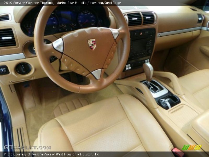 Marine Blue Metallic / Havanna/Sand Beige 2010 Porsche Cayenne Tiptronic