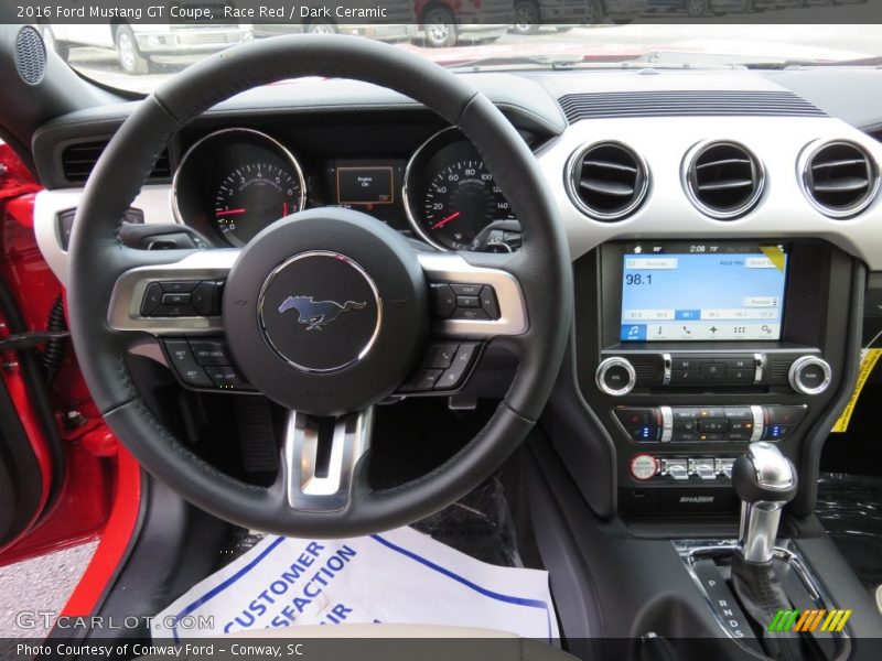 Race Red / Dark Ceramic 2016 Ford Mustang GT Coupe