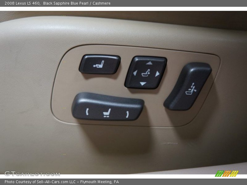 Black Sapphire Blue Pearl / Cashmere 2008 Lexus LS 460