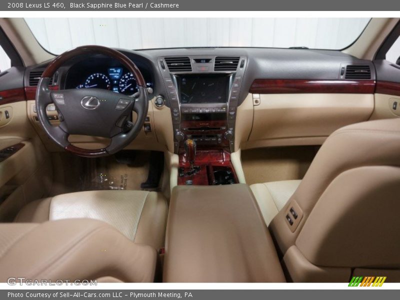 Black Sapphire Blue Pearl / Cashmere 2008 Lexus LS 460