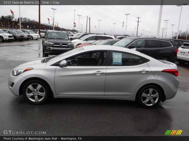 Silver / Gray 2013 Hyundai Elantra GLS