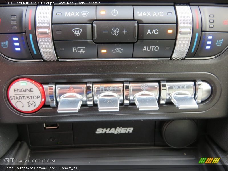 Race Red / Dark Ceramic 2016 Ford Mustang GT Coupe