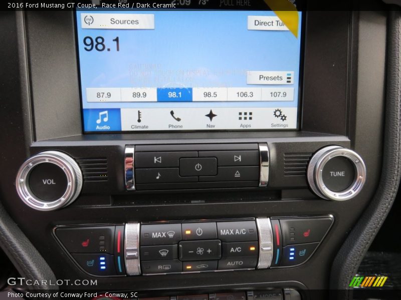 Race Red / Dark Ceramic 2016 Ford Mustang GT Coupe