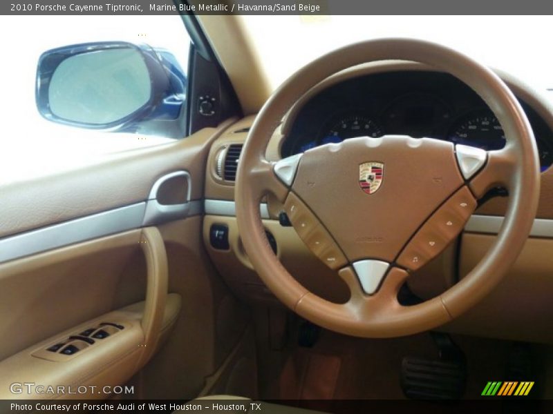 Marine Blue Metallic / Havanna/Sand Beige 2010 Porsche Cayenne Tiptronic