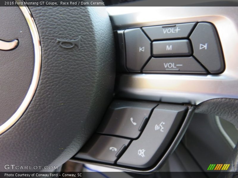 Race Red / Dark Ceramic 2016 Ford Mustang GT Coupe