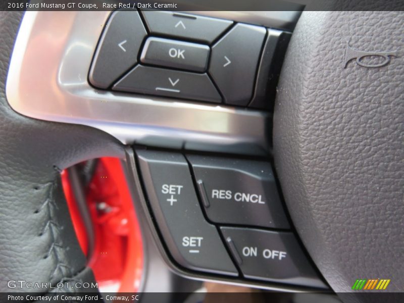 Race Red / Dark Ceramic 2016 Ford Mustang GT Coupe