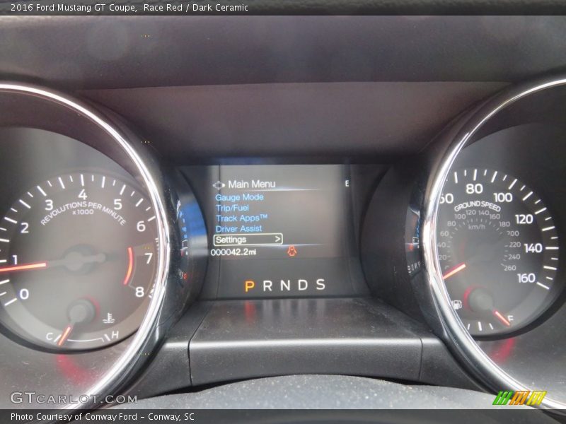 Race Red / Dark Ceramic 2016 Ford Mustang GT Coupe