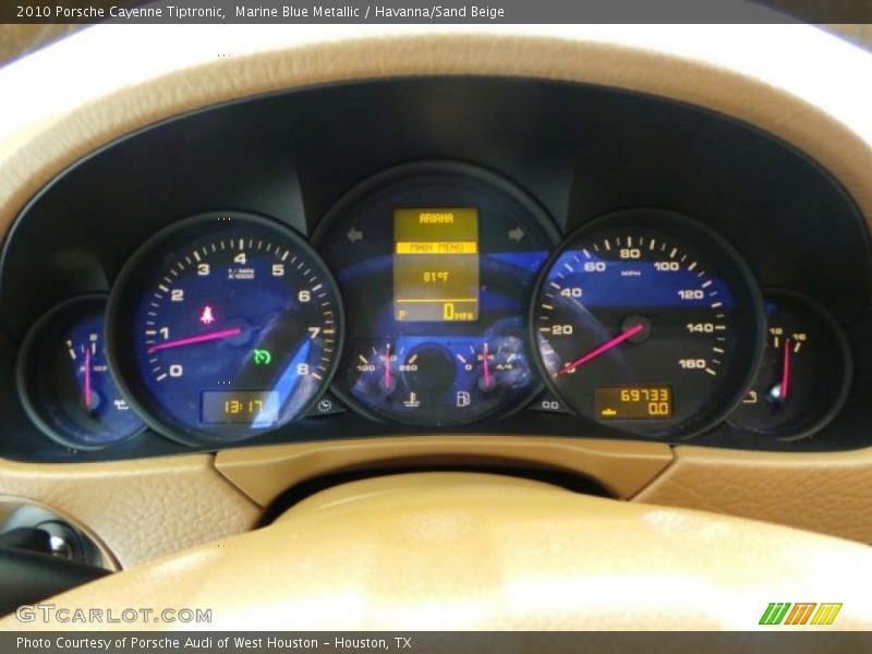 Marine Blue Metallic / Havanna/Sand Beige 2010 Porsche Cayenne Tiptronic