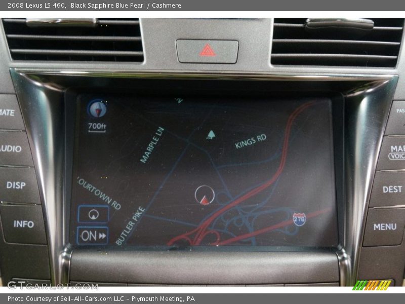 Black Sapphire Blue Pearl / Cashmere 2008 Lexus LS 460