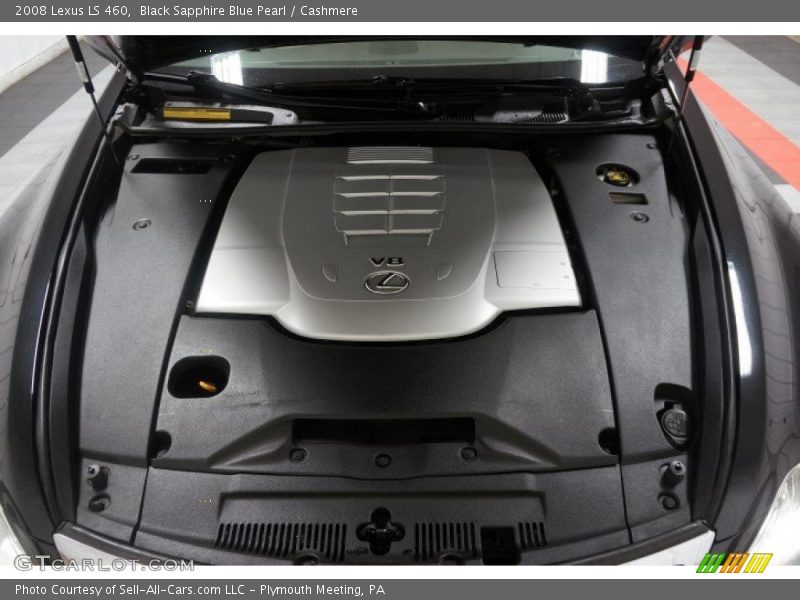 Black Sapphire Blue Pearl / Cashmere 2008 Lexus LS 460