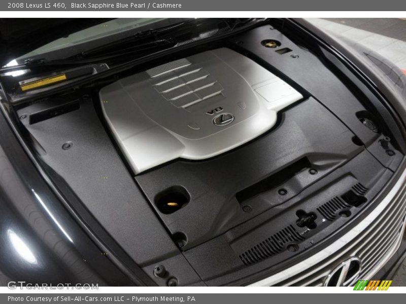 Black Sapphire Blue Pearl / Cashmere 2008 Lexus LS 460