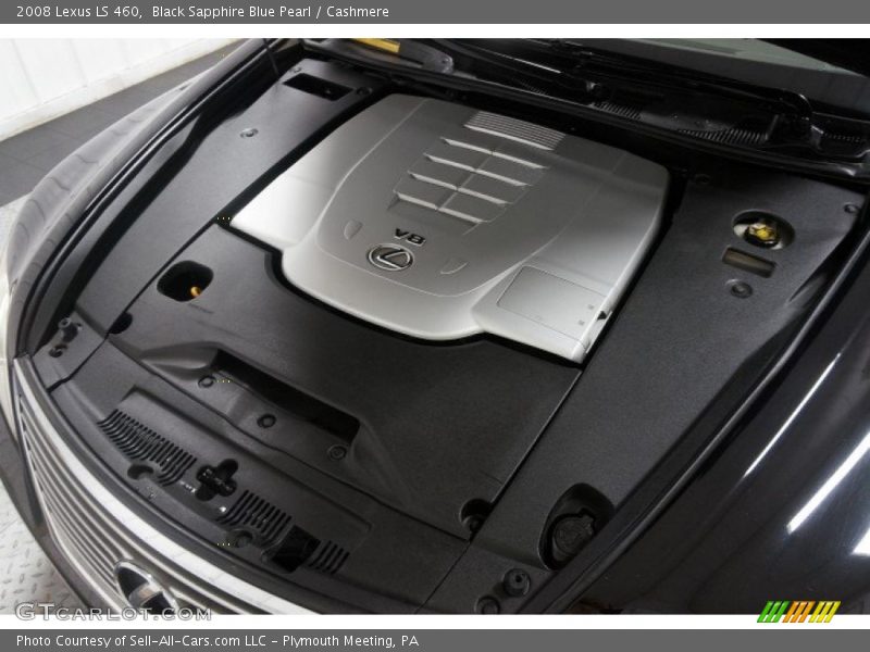 Black Sapphire Blue Pearl / Cashmere 2008 Lexus LS 460