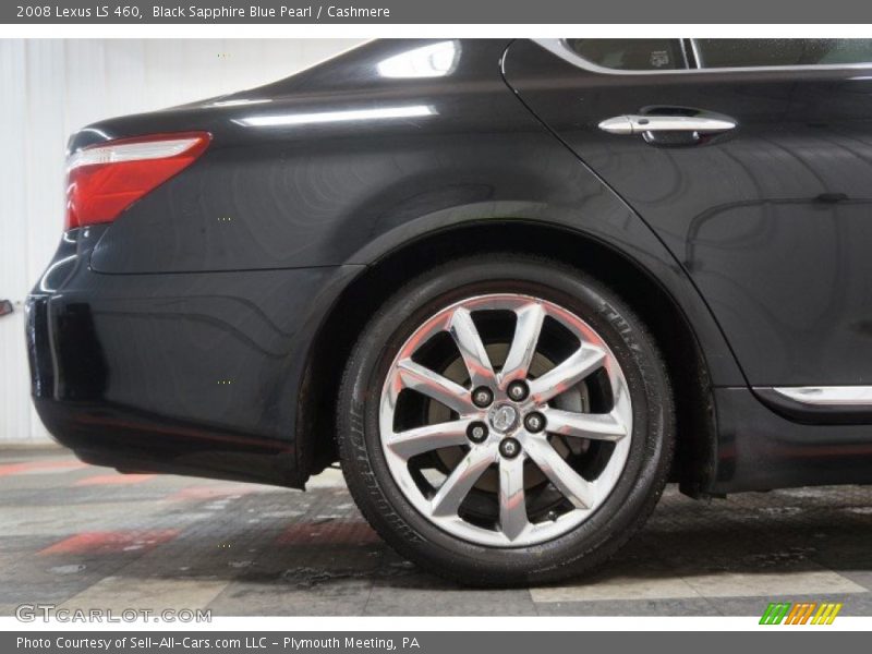 Black Sapphire Blue Pearl / Cashmere 2008 Lexus LS 460