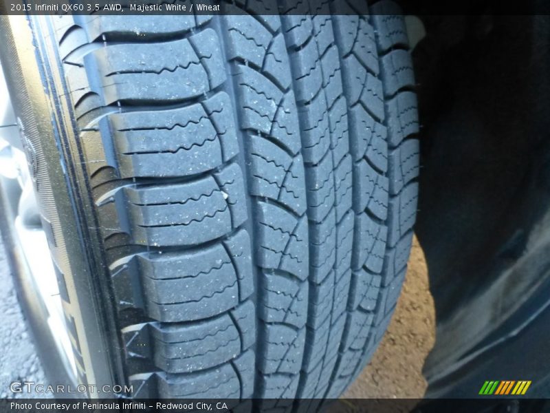 Majestic White / Wheat 2015 Infiniti QX60 3.5 AWD