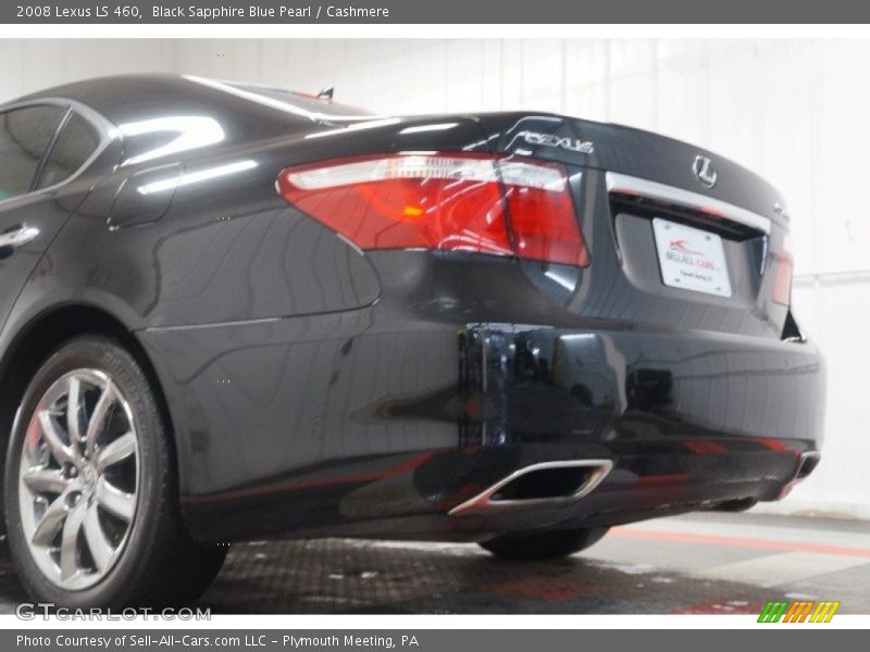 Black Sapphire Blue Pearl / Cashmere 2008 Lexus LS 460