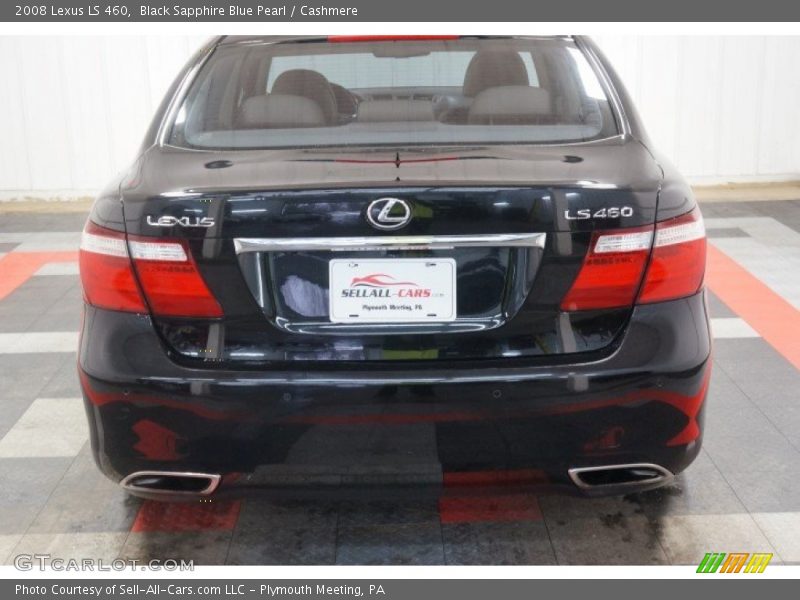 Black Sapphire Blue Pearl / Cashmere 2008 Lexus LS 460