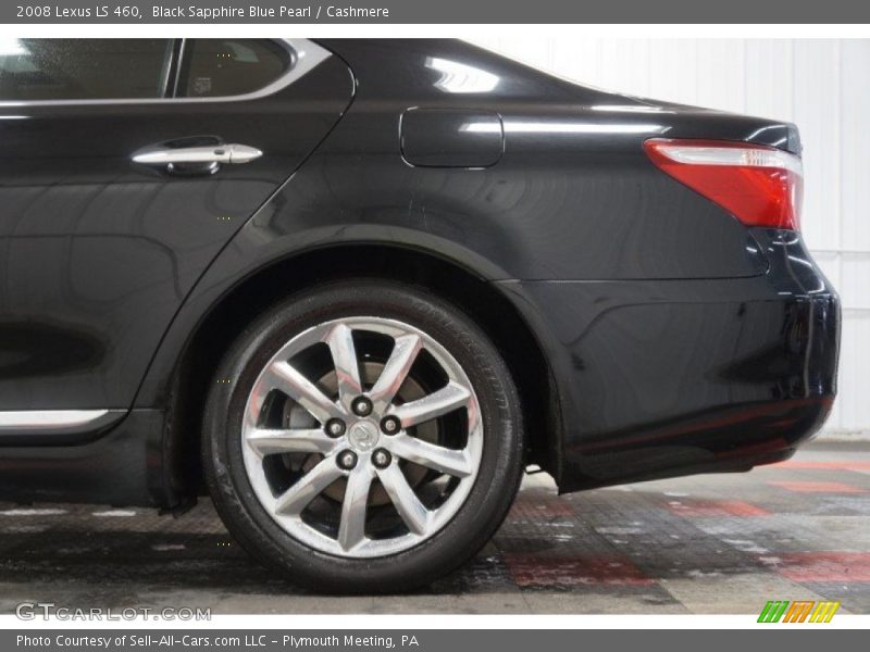 Black Sapphire Blue Pearl / Cashmere 2008 Lexus LS 460