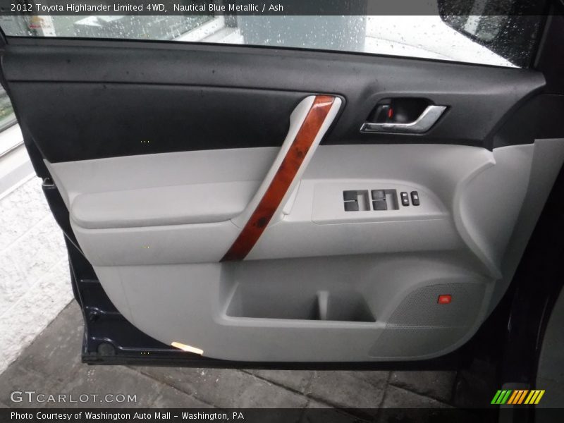 Nautical Blue Metallic / Ash 2012 Toyota Highlander Limited 4WD