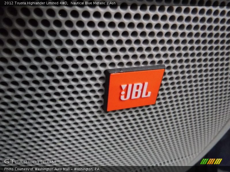 Nautical Blue Metallic / Ash 2012 Toyota Highlander Limited 4WD