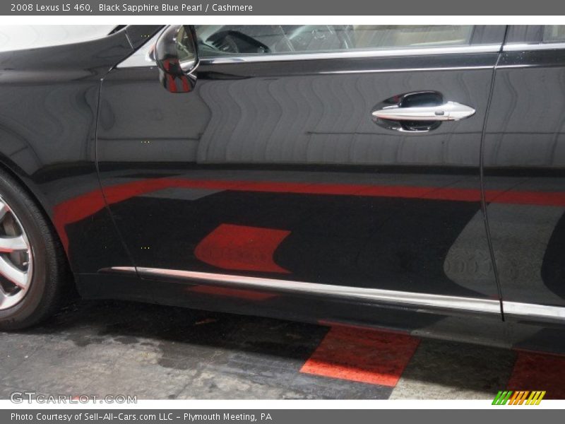 Black Sapphire Blue Pearl / Cashmere 2008 Lexus LS 460