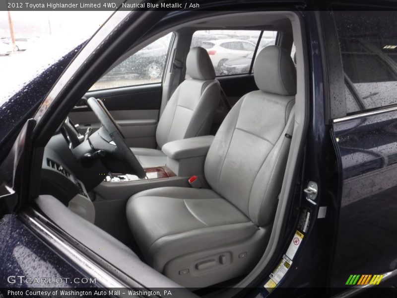 Nautical Blue Metallic / Ash 2012 Toyota Highlander Limited 4WD