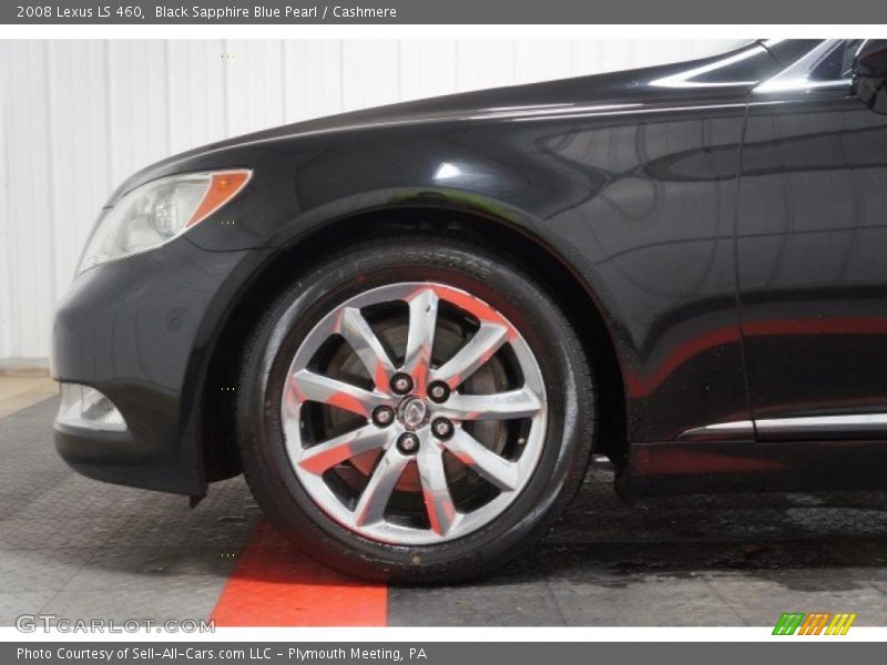 Black Sapphire Blue Pearl / Cashmere 2008 Lexus LS 460