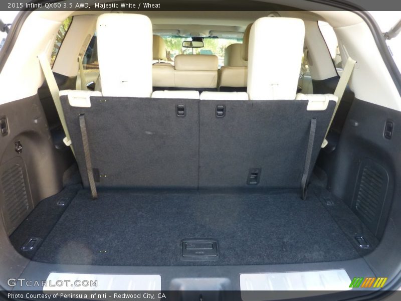 Majestic White / Wheat 2015 Infiniti QX60 3.5 AWD