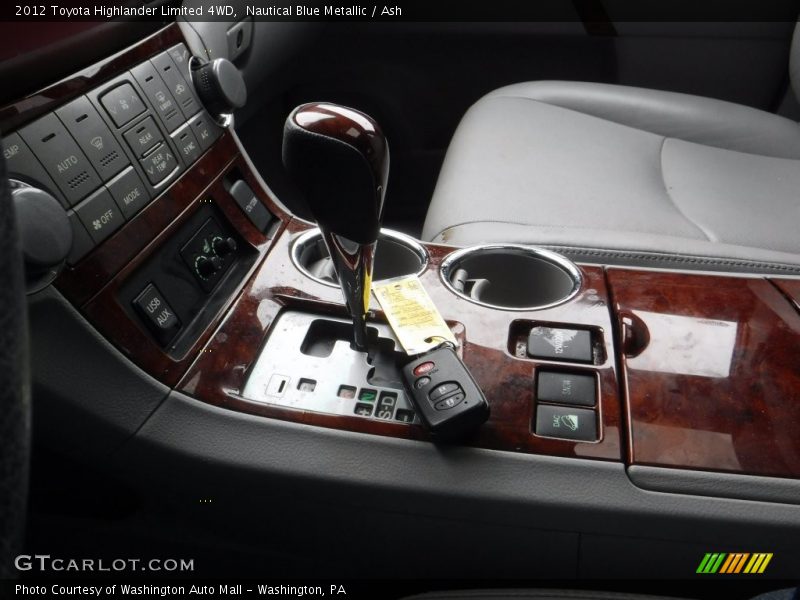 Nautical Blue Metallic / Ash 2012 Toyota Highlander Limited 4WD