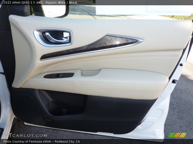Majestic White / Wheat 2015 Infiniti QX60 3.5 AWD