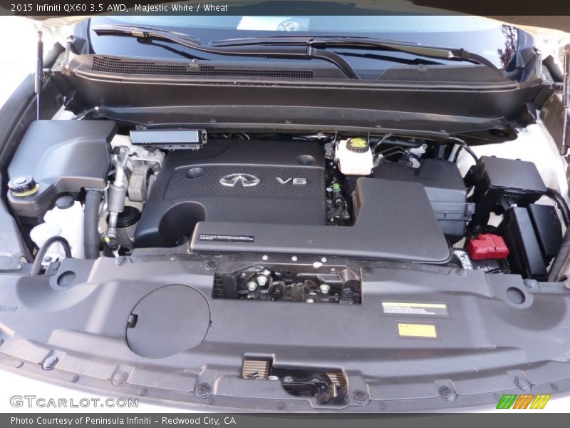 Majestic White / Wheat 2015 Infiniti QX60 3.5 AWD