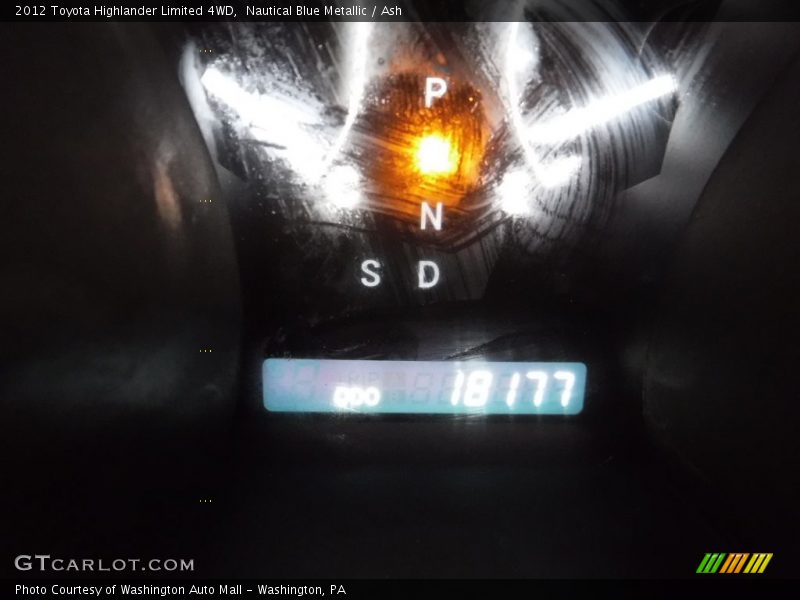 Nautical Blue Metallic / Ash 2012 Toyota Highlander Limited 4WD