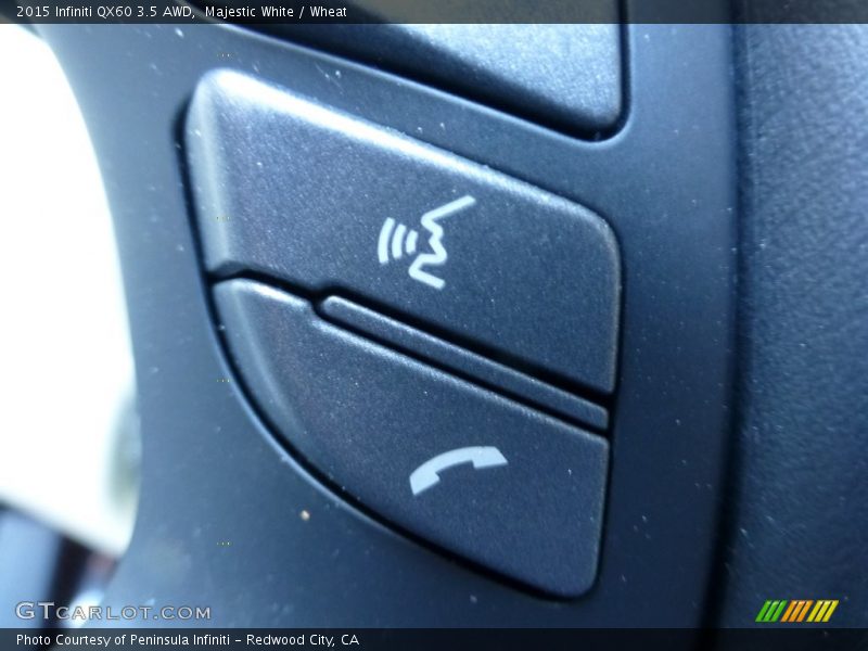 Majestic White / Wheat 2015 Infiniti QX60 3.5 AWD