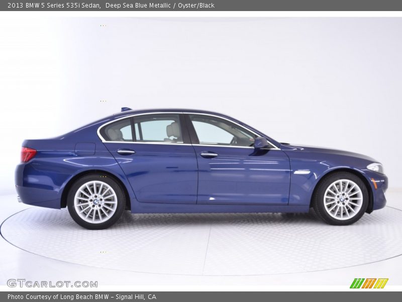Deep Sea Blue Metallic / Oyster/Black 2013 BMW 5 Series 535i Sedan