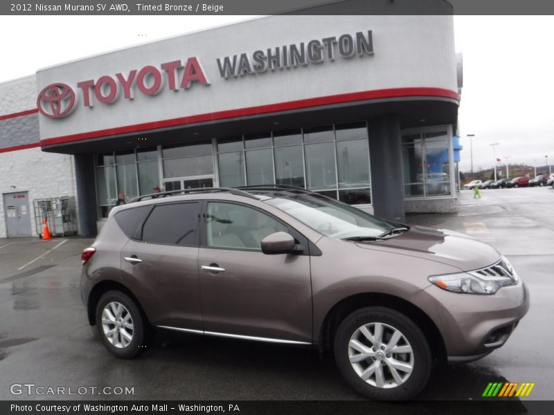Tinted Bronze / Beige 2012 Nissan Murano SV AWD